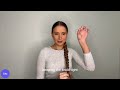 Styling the Ponytail Extension as a plait | Zala Hair Extensions
