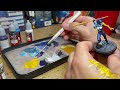 Painting Marvel: Tips and How to Paint Non Metallic Metal Gold (NMM) on Proxima Midnight
