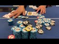 First Hand I Win ENORMOUS ALL IN Pot In Unbelievable Way! Famous Opponents!! Poker Vlog Ep 260