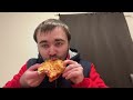 Papa Jhons  Cheesy Calzone Epic Stuffed Crust Pizza Review
