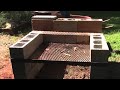 Build Your Own Backyard Concrete Block Grill: easy