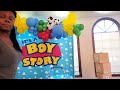 Let's Decorate: Toy Story Baby Shower Balloon Garland/Balloon Garland Tutorial