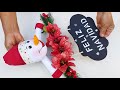 8 MUÑECOS DE NIEVE CON RECICLAJE // Manualidades navideñas // Christmas crafts with recycling
