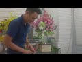 Instructions for plugging in the Flower Table of Gia Tien simple wedding day sample 2019 Episode 5