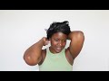 HOW TO SILK PRESS ON NATURAL HAIR AT HOME | TYPE 4 HAIR