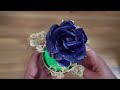 Purple Rose - How Do You Think I Made This Flower?!