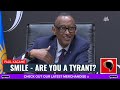 President Kagame claps back at western media asking him to smile at the camera