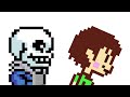 sans vs chara in a nutshell