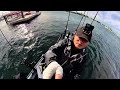 Newport Harbor Beach Kayak Fishing Halibut