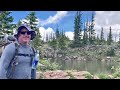 Flat Tops Wilderness-Wall Lake Loop Island Lakes no-go @hikeit6006