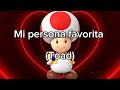 Toad canta mi persona favorita (Cover IA)