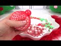 Mixing Cute Squishies and Slime Together into One Bowl! Christmas Theme