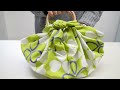 「風呂敷バッグの作り方」How to use furoshiki - How to make a Furoshiki bag　风吕敷制作手提包