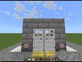 (Minecraft) Open double doors with one button or pressure plate