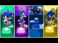 Sonic Hedgehog Team | Sonic vs Sonic Werehog vs Sonic Hedgehog vs Sonic Speed | Tileshop