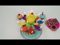 Toy Learning Video for Toddlers - Learn Spanish Colors, Shapes, and Numbers with a Birthday Cake!