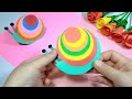How To Make Paper Snail Craft Step by Step