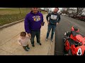 GIVING OUT PRESENTS TO RANDOM KIDS ON MY S1000RR (Best Reactions EVER)