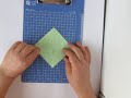 Origami. Bărcuță din hârtie.