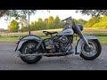 1977 Harley Davidson FLH Shovelhead True Dual Fishtail Exhaust