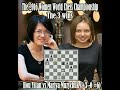 The 2016 World Women World Chess Championship (The 3 wins) // Hou Yifan vs Mariya Muzychuk