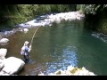 Fly fishing in some of the best trout fishing water I have ever seen!