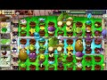 Plants Vs.Zombies Play 4 Maps Big Plants | PvZ All Survival Play hack Survival day menu  2024 Ep 33