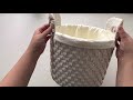 GREAT IDEA FOR A BASKET WITH A REMOVABLE BAG | DIY BASKET IDEA