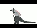 Old godzilla animation test 2023