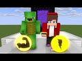 JJ and Mikey MARVEL vs DC All SuperHero Battle - Maizen Minecraft Animation
