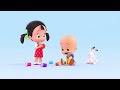 El tren de colores de Cuquín  y más vídeos educativos 🚂💛💚 Caricaturas y dibujos animados para bebés