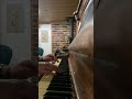 My first time ever playing an upright grand piano
