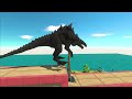 Spike and Collapsing Floor Challenge - Animal Revolt Battle Simulator