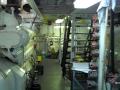 Towboat engine room