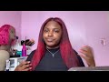 HOW TO DYE YOUR HAIR RED USING L'OREAL HICOLOR MAGENTA + RED | NO BLEACH !!