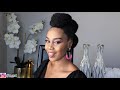Easy Protective Style: Faux Bun Mohawk On 4C Natural Hair/ Tupo1