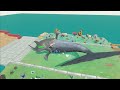 Aquatics Battle - Megalodon VS The Bloop - Animal Revolt Battle Simulator