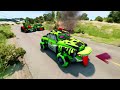 😱MCQUEEN 🆚 LARGE TRACTOR Zombie & TERRIBLE HUMMER Zombie & SHERIFF Zombie😱(Beamng Drive)