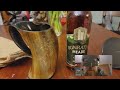 Drink like a Viking!  Horn tankard reveal.