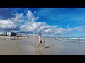 Relaxing Jacksonville Beach Walk | Oceanfront Park | Florida 4K