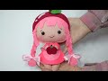 How to make a doll with beautiful hair 🥰|diy felt doll