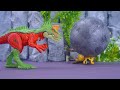 Carnotaurus Creeping SPIDER Spinosaurus: MRex EVOLUTION of Nuclear Godzilla King Ghidorah The Feast?