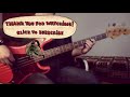 Stevie Wonder - I Wish (Bass Cover) Tabs