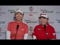 Hinako Shibuno & Minami Katsu Flash Interview Friday 2024 Dow Championship © LPGA