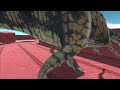 Race to eat Neon Deinonychus Aliens - Animal Revolt Battle Simulator