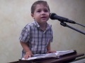 Cute Two Year Old Ezra's impromptu Bible talk and Prayer to Jehovah