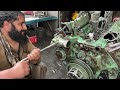 Afghaan Family of Mechanics Demonstrates How to Rebuild V8 Mercedes Engine with basic Tools
