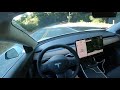 Tesla Autopilot - no talking - mountain roads!