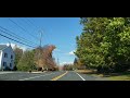 Drive Through Northfield Massachusetts October 21, 2020.