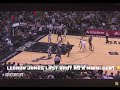 Lebron James first and last shots as a Miami Heat